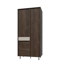 Szafa dwudrzwiowa EBR-SZ90 dąb barokowy / kaszmir 90 cm