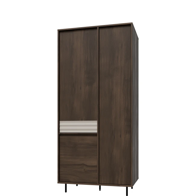 Szafa dwudrzwiowa EBR-SZ90 dąb barokowy / kaszmir 90 cm