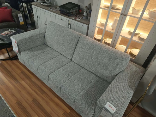 Sofa Angel 2,5SFBK ze stelażem włoskim (spanie na materacu) z pojemnikami w bokach