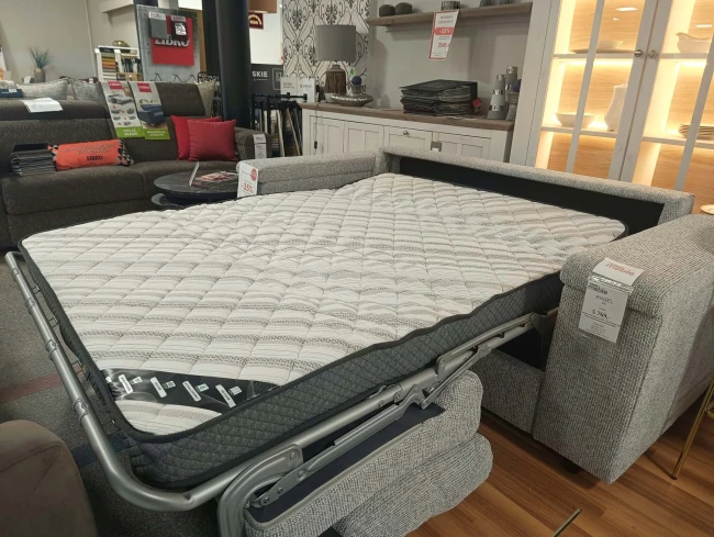 Sofa Angel 2,5SFBK ze stelażem włoskim (spanie na materacu) z pojemnikami w bokach