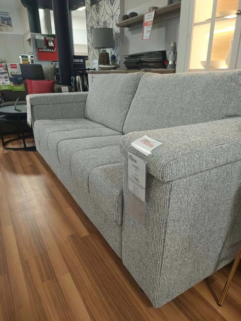 Sofa Angel 2,5SFBK ze stelażem włoskim (spanie na materacu) z pojemnikami w bokach