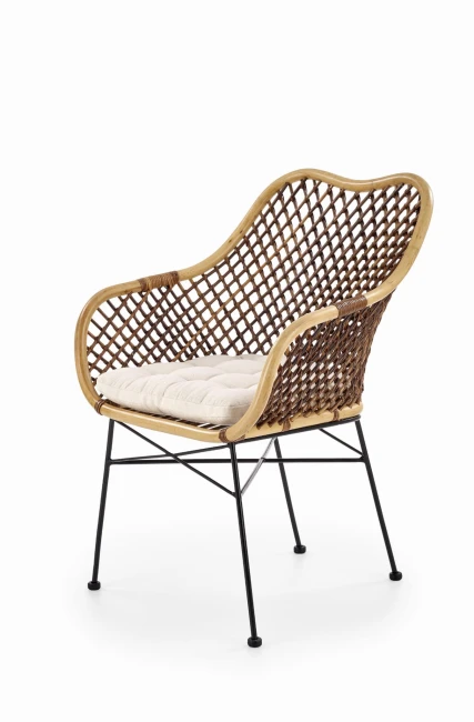 K336 KRZESŁO RATTAN NATURALNY HALMAR