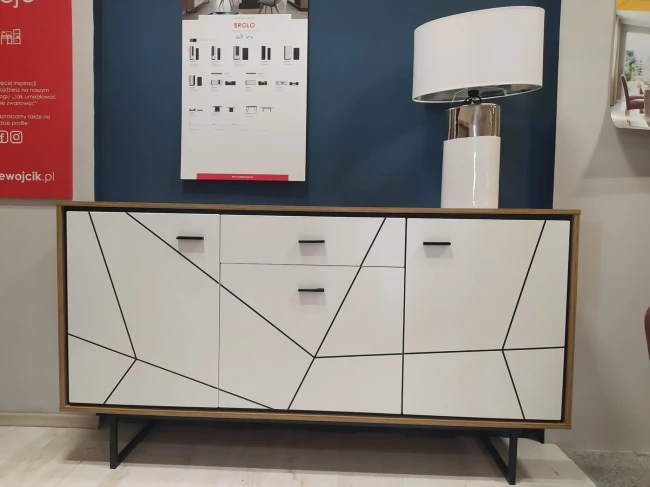 Nowoczesna komoda do salonu Brolo BROK firmy meble Wójcik