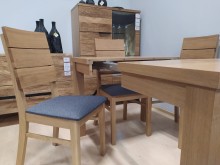 Krzesło dębowe Insignio firmy Bukowski Meble dąb niebarwiony