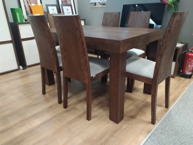 Stół rozkładany fornirowany dębowy Karlos Bukowski Meble