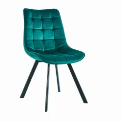 Krzesło tapicerowane velvet J265 zielone (butelkowa zieleń) Riviera 38