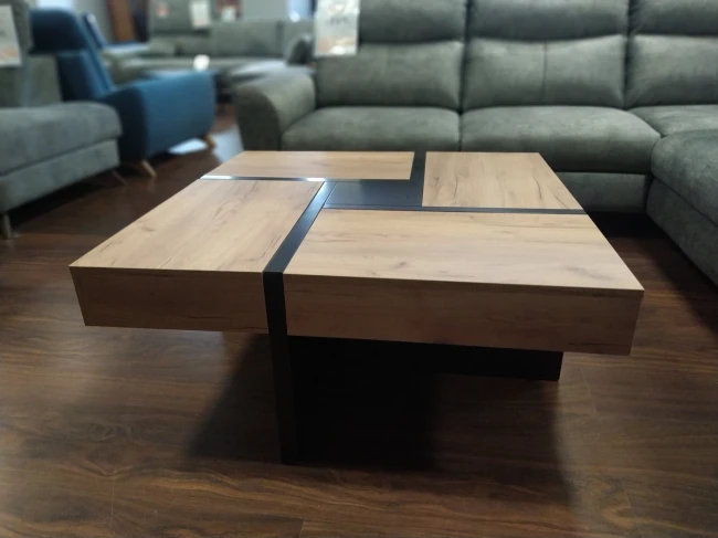 ŁAWA Z SZUFLADAMI SEVILLA HALMAR DĄB WOTAN CZARNY