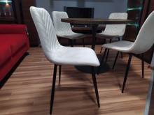 Krzesło tapicerowane K5-FX velvet beżowe Furnitex