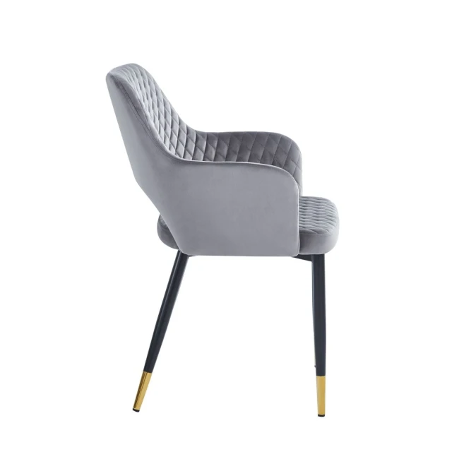 KRZESŁO TAPICEROWANE K3-FX PIKOWANE ZŁOTE NOGI SZARY VELVET FURNITEX GLAMOUR BOK.jpg