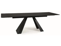 STÓŁ SALVADORE CERAMIC CZARNY SAHARA NOIR/CZARNY MAT (160-240)X90