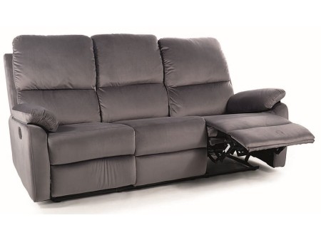 SOFA Z FUNKCJĄ RELAKS SPENCER 3 VELVET SZARY BLUVEL 14