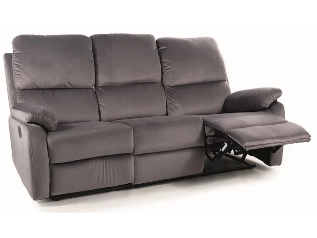 SOFA Z FUNKCJĄ RELAKS SPENCER 3 VELVET SZARY BLUVEL 14