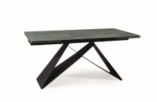 STÓŁ WESTIN CERAMIC Ossido Verde  czarny mat nowoczesny stół do jadalni Signal 160-240.jpg