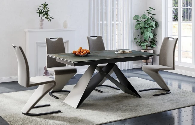 STÓŁ WESTIN CERAMIC Ossido Verde  czarny mat nowoczesny stół do jadalni Signal aranżacja.jpg