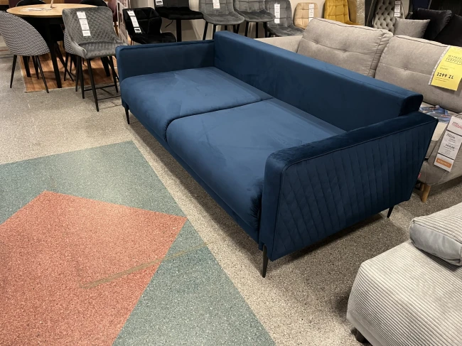 GARDA 3FBA sofa kanapa z funkcją spania bez poduszek