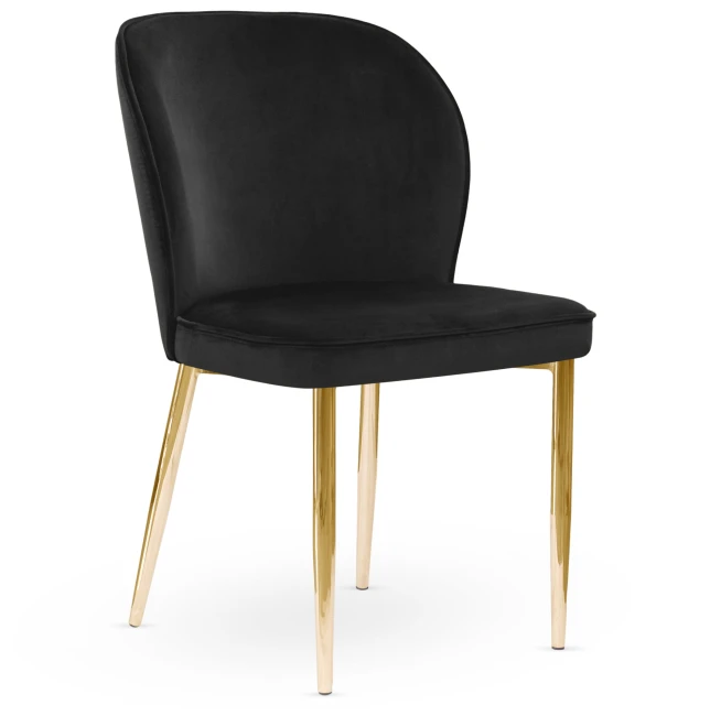 Nowoczesne krzesło AINE wybór kolorów / noga złota