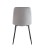Krzesło tapicerowane K6-FX velvet szare popielate