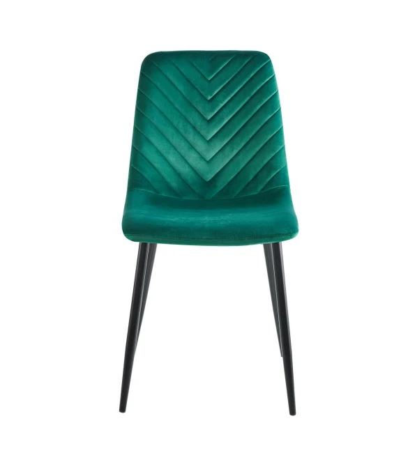 Krzesło tapicerowane velvet K5-FX velvet zielone Furnitex