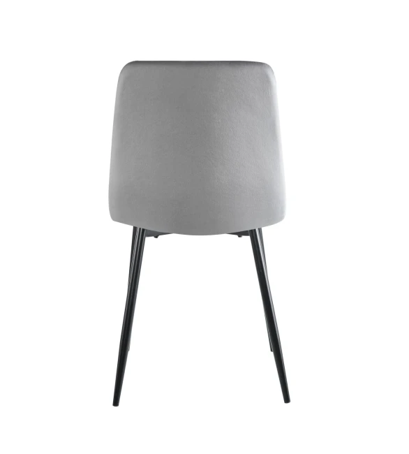Krzesło tapicerowane velvet K5-FX velvet szare popielate Furnitex