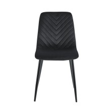 Krzesło tapicerowane K5-FX velvet czarne