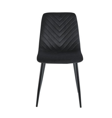 Krzesło tapicerowane K5-FX velvet czarne