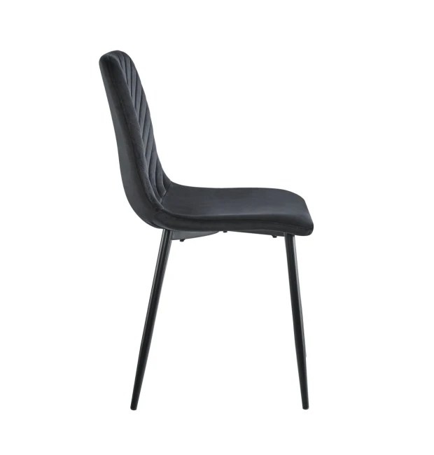 Krzesło tapicerowane K5-FX velvet czarne