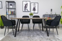 ELEGANCKIE KRZESŁO LUGO KUBEŁKOWE AKSAMIT VELVET CZARNE PRZESZYCIA PODŁOKIETNIKI WYSOKIE DO JADALNI.jpg