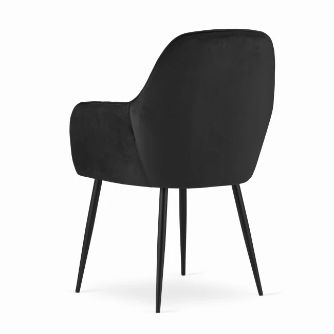 NOWOCZESNE KRZESŁO LUGO KUBEŁKOWE AKSAMIT VELVET CZARNE PRZESZYCIA.jpg