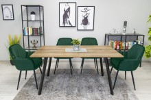 NOWOCZESNE KRZESŁO TAPICEROWANE KUBEŁKOWE LUGO ZIELONE BUTELKOWA ZIELEŃ DO SALONU LOFT.jpg