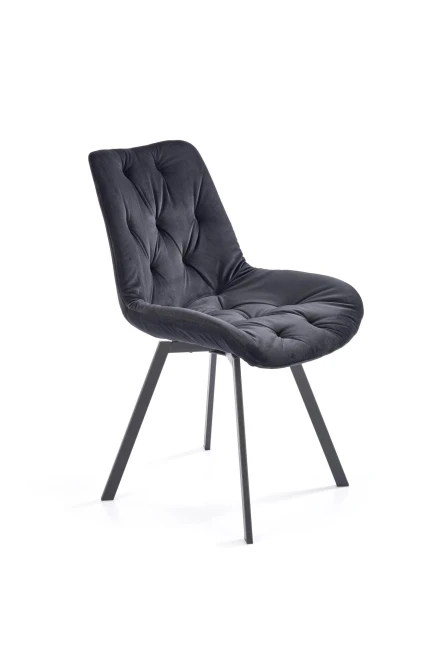 K519 krzesło obrotowe czarny velvet Halmar