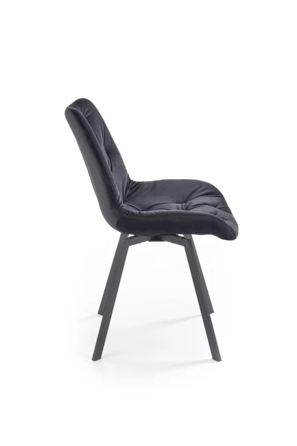 K519 krzesło obrotowe czarny velvet Halmar
