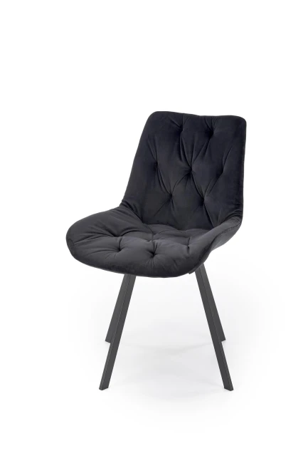 K519 krzesło obrotowe czarny velvet Halmar