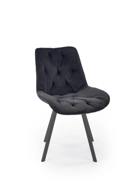 K519 krzesło obrotowe czarny velvet Halmar