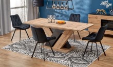 K519 krzesło obrotowe czarny velvet Halmar