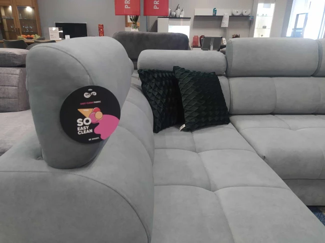 DAYTONA narożnik z regulowanymi zagłówkami i funkcją spania do salonu Comforteo