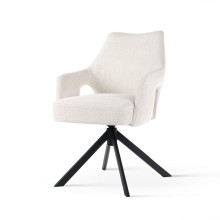 Krzesło obrotowe VESPER beżowe VOGAR071 / noga czarna