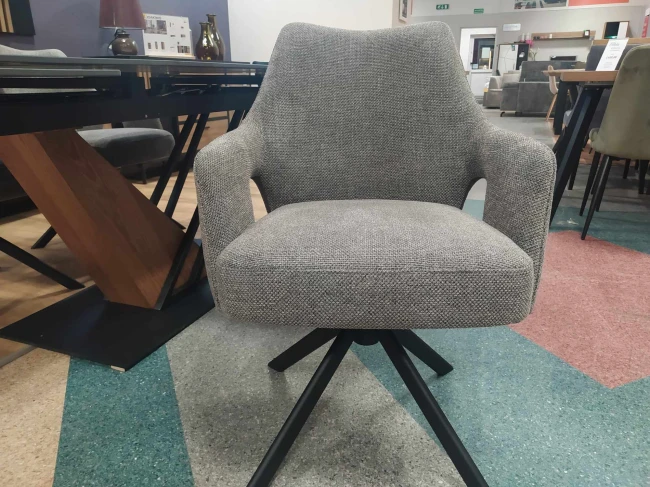 Krzesło obrotowe VESPER truflowe VOGAR052 / noga czarna