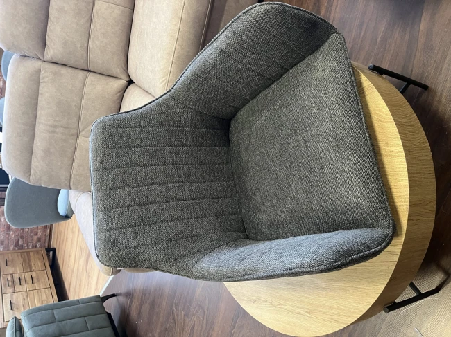 KRZESŁO OBROTOWE BALLO BREGO STELAŻ CZARNY / CIEMNY SZARY 18