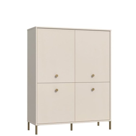 SALVATRICE szafka / komoda glamour ze złotymi nogami SVTK421-U60