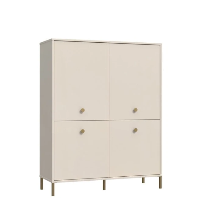 SALVATRICE szafka / komoda glamour ze złotymi nogami SVTK421-U60