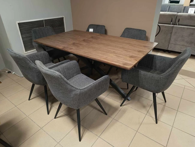 KRZESŁO OBROTOWE BALLO BREGO STELAŻ CZARNY / CIEMNY SZARY 18