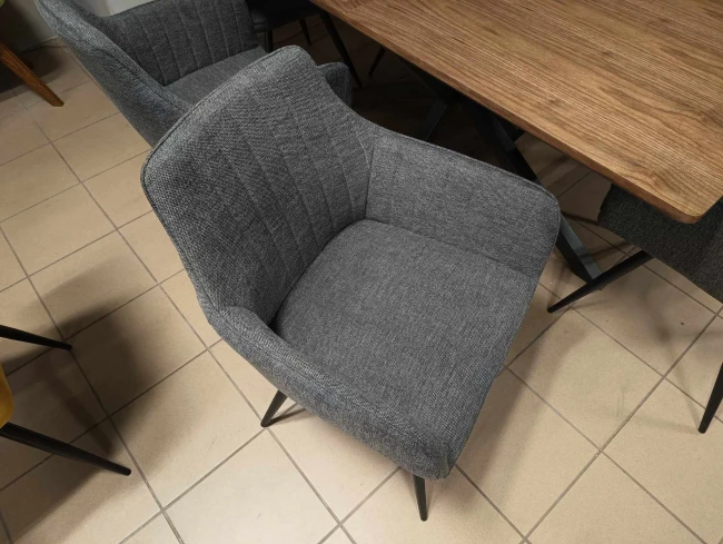 KRZESŁO OBROTOWE BALLO BREGO STELAŻ CZARNY / CIEMNY SZARY 18