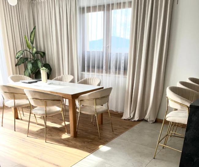 Hoker krzesło barowe glamour H3-FX velvet beżowy / złoty stelaż