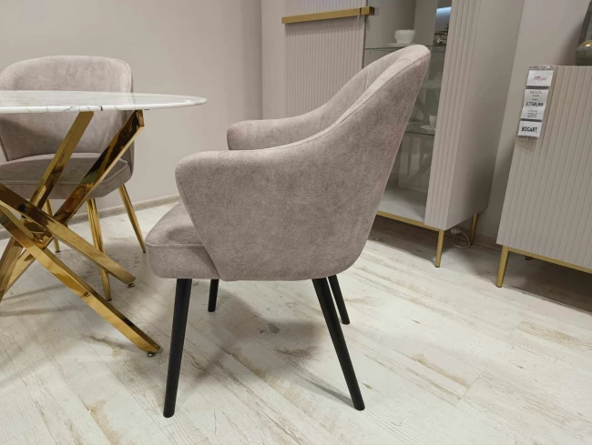 Krzesło tapicerowane LEA wybór kolorów / noga czarna