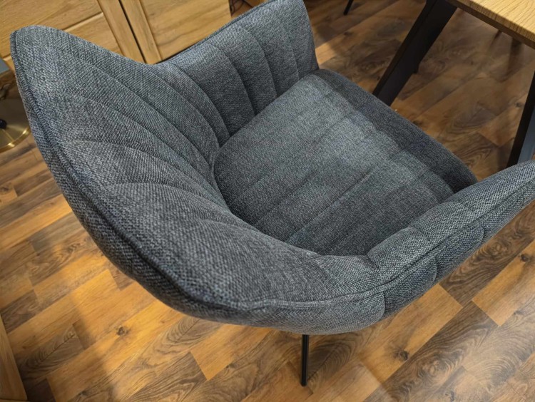 KRZESŁO OBROTOWE AZALIA BREGO CZARNY STELAŻ / C.SZARY 18