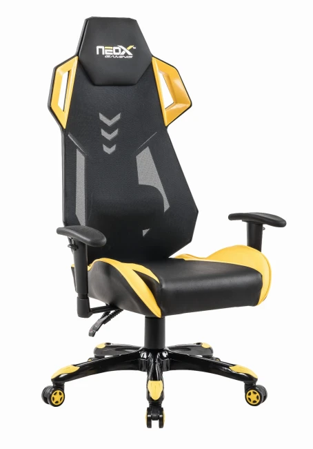 Fotel gamingowy PHANTOM HG.011 ŻÓŁTY idealny dla gracza