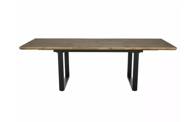 STÓŁ UMBERTO II DĄB ARTISAN/CZARNY 160(240)X90