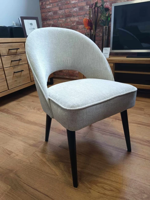 Wygodne krzesło PONTE SUPREME ze sprężyną wybierz kolor nogi i tkaninę