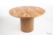 LUSSO stół okrągły z lamelami wybór rozmiarów i kolorów