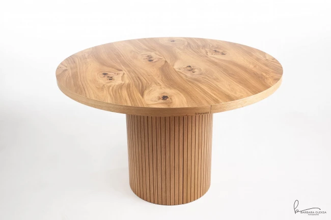 LUSSO stół okrągły z lamelami wybór rozmiarów i kolorów
